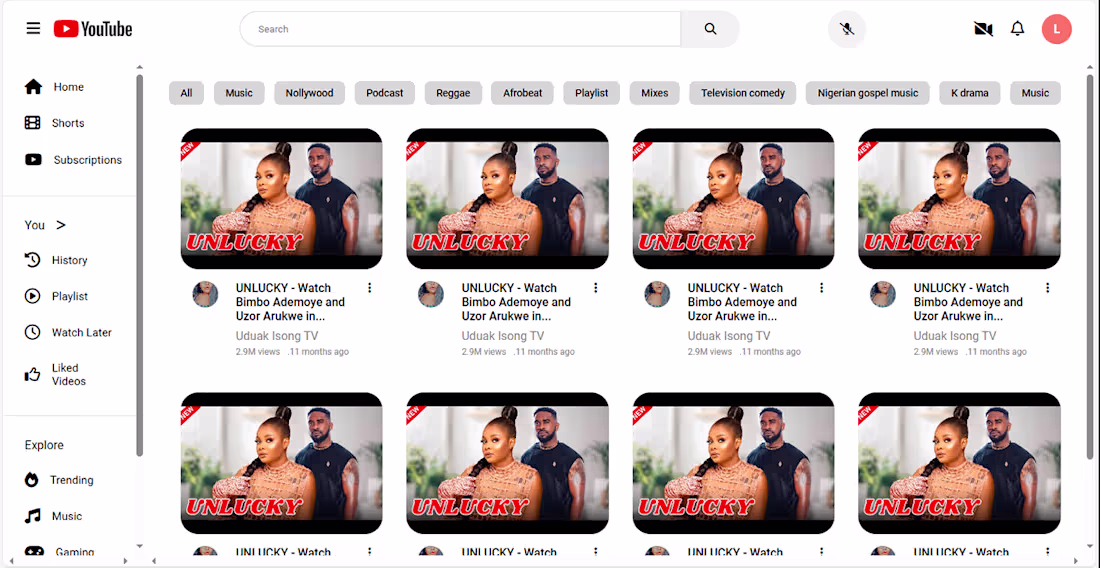 Cover image for Youtube Dashboard
