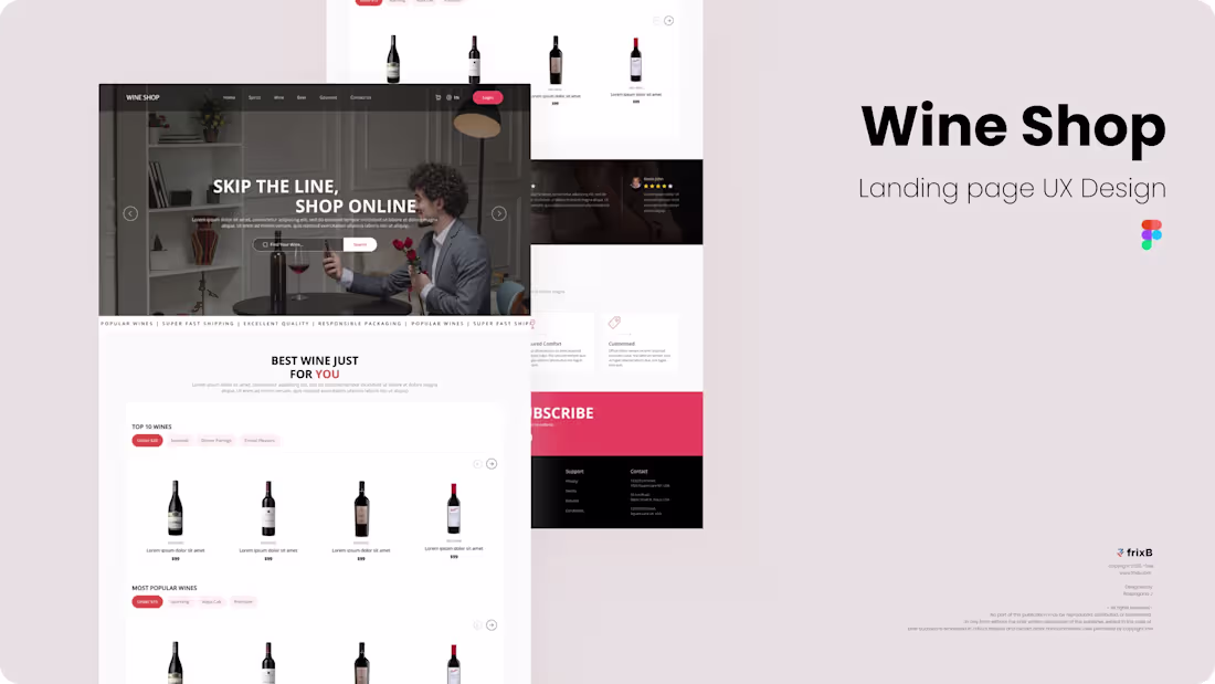 Cover image for Wine Shop - Ecom site for Wines