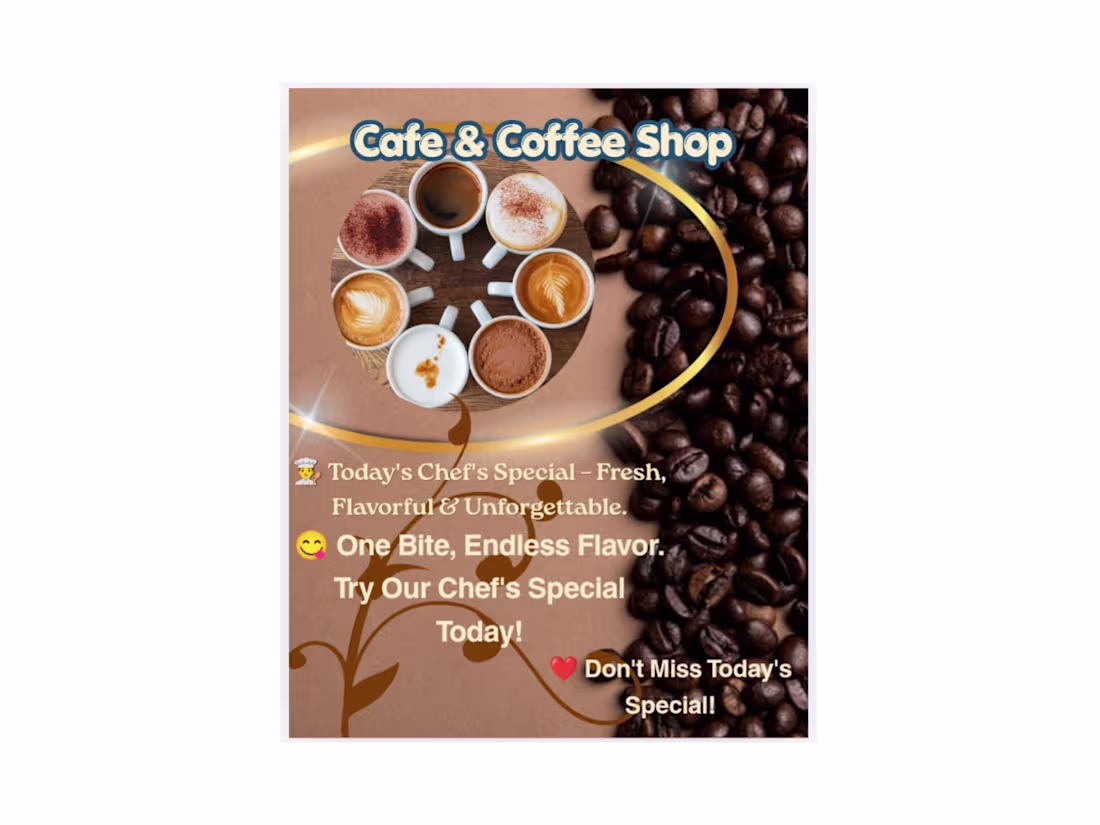 Cover image for Restaurant & Cafe Promotion Canva Template Pack