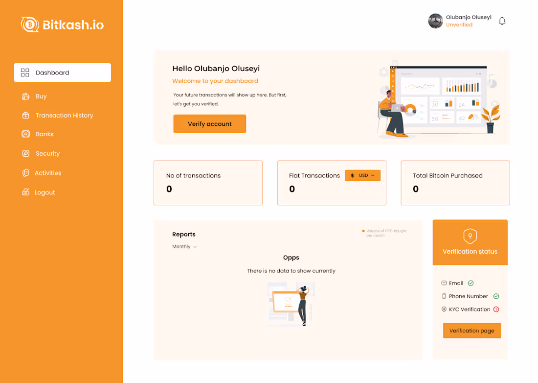 Cover image for Crypto Payment Solution Design for Bitkash