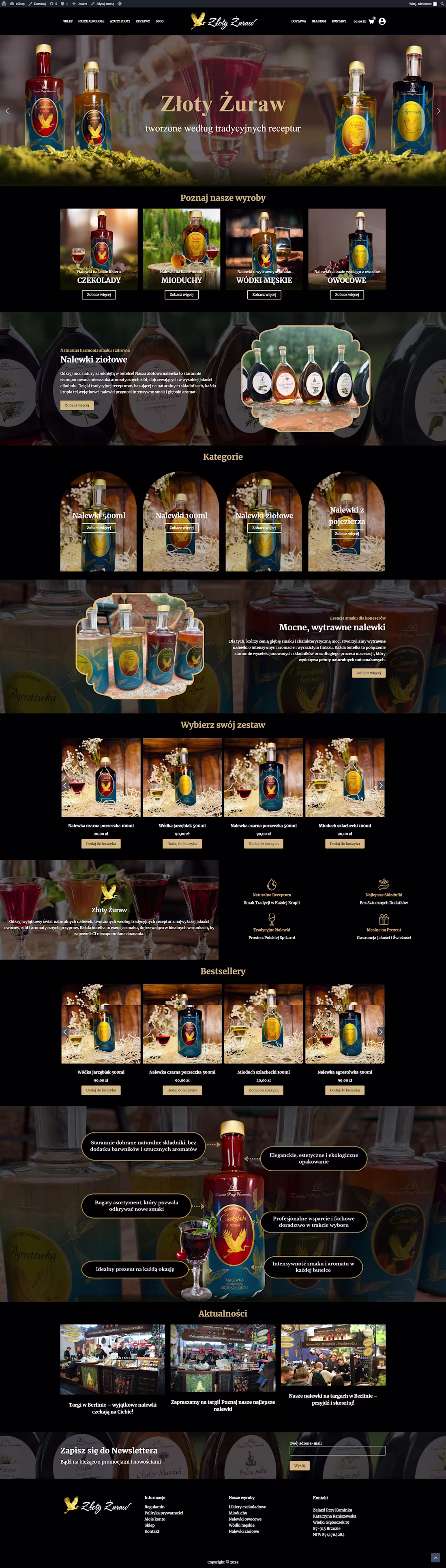 Cover image for A dark, elegant website designed