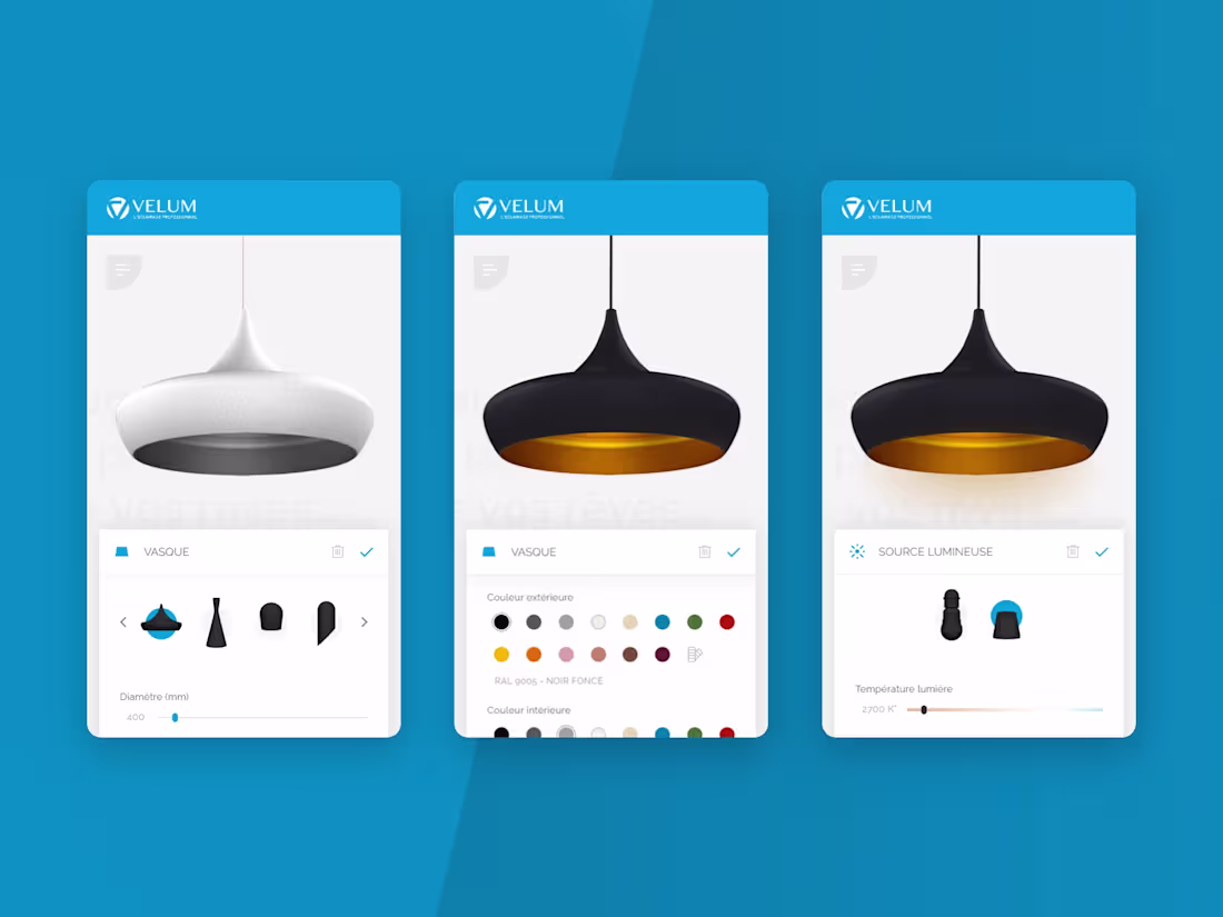Cover image for Velum Light Configurator - Mobile version