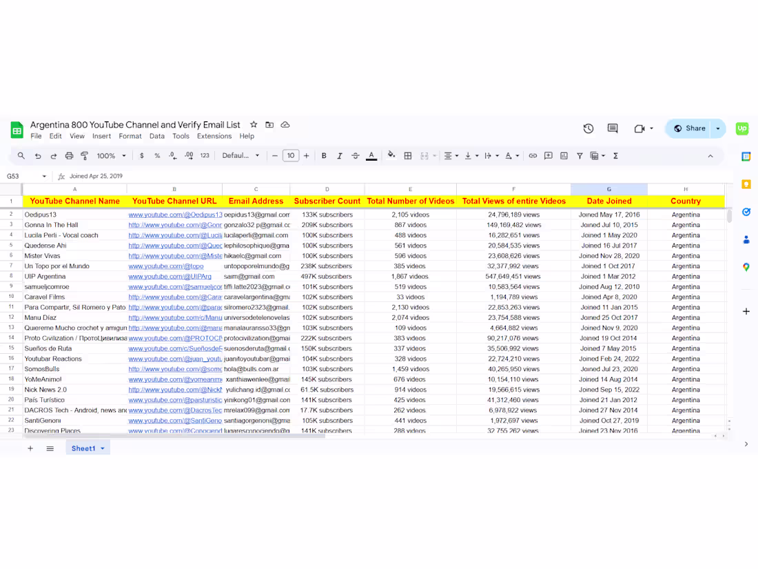 Cover image for Email List Building, B2b Prospect list, Lead Generation Service