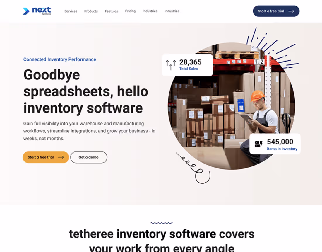 Cover image for Next Inventory Managment System on Behance