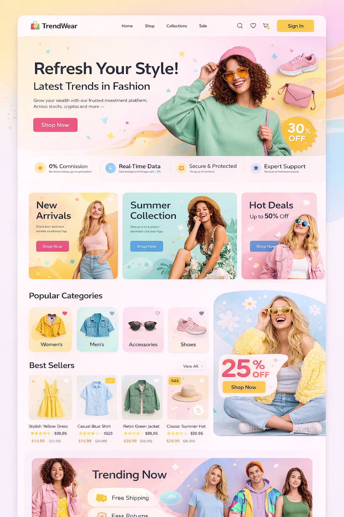 Cover image for TrendWear – Modern Fashion eCommerce