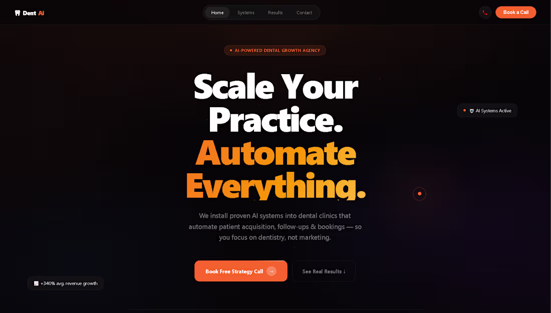 Cover image for Built an AI agency landing
