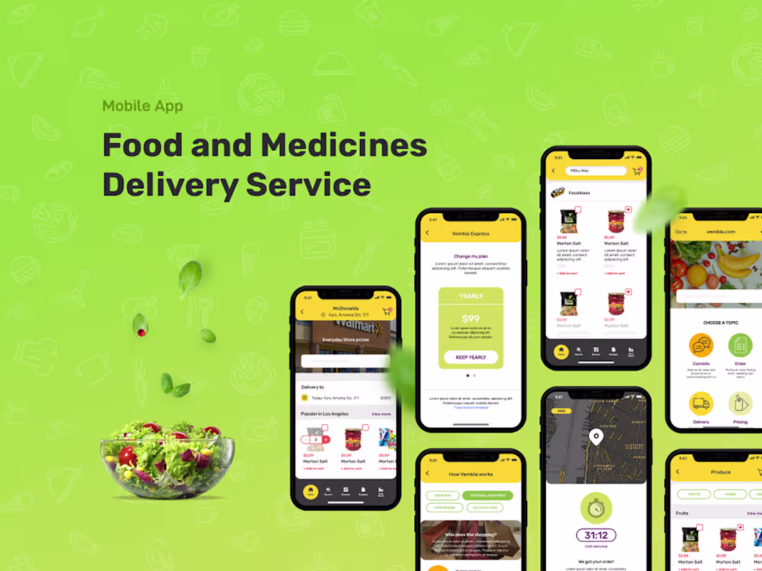 Cover image for Delivery Service - Mobile App