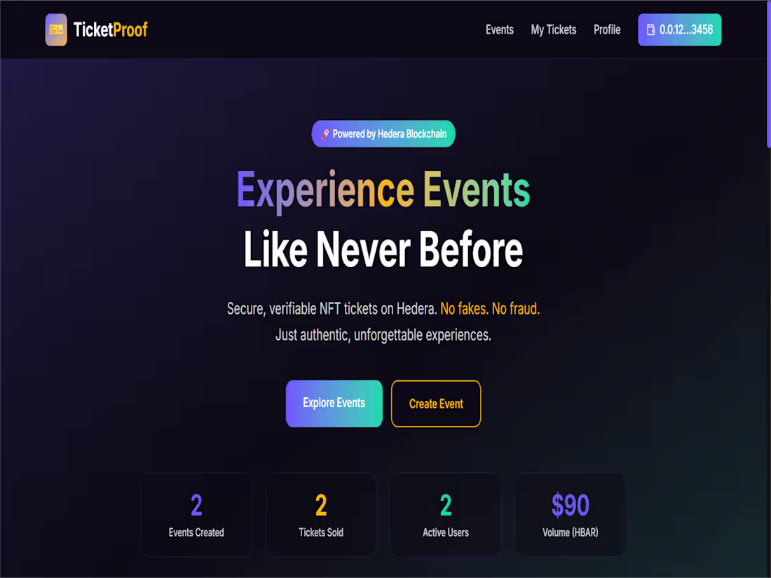 Cover image for TicketProof