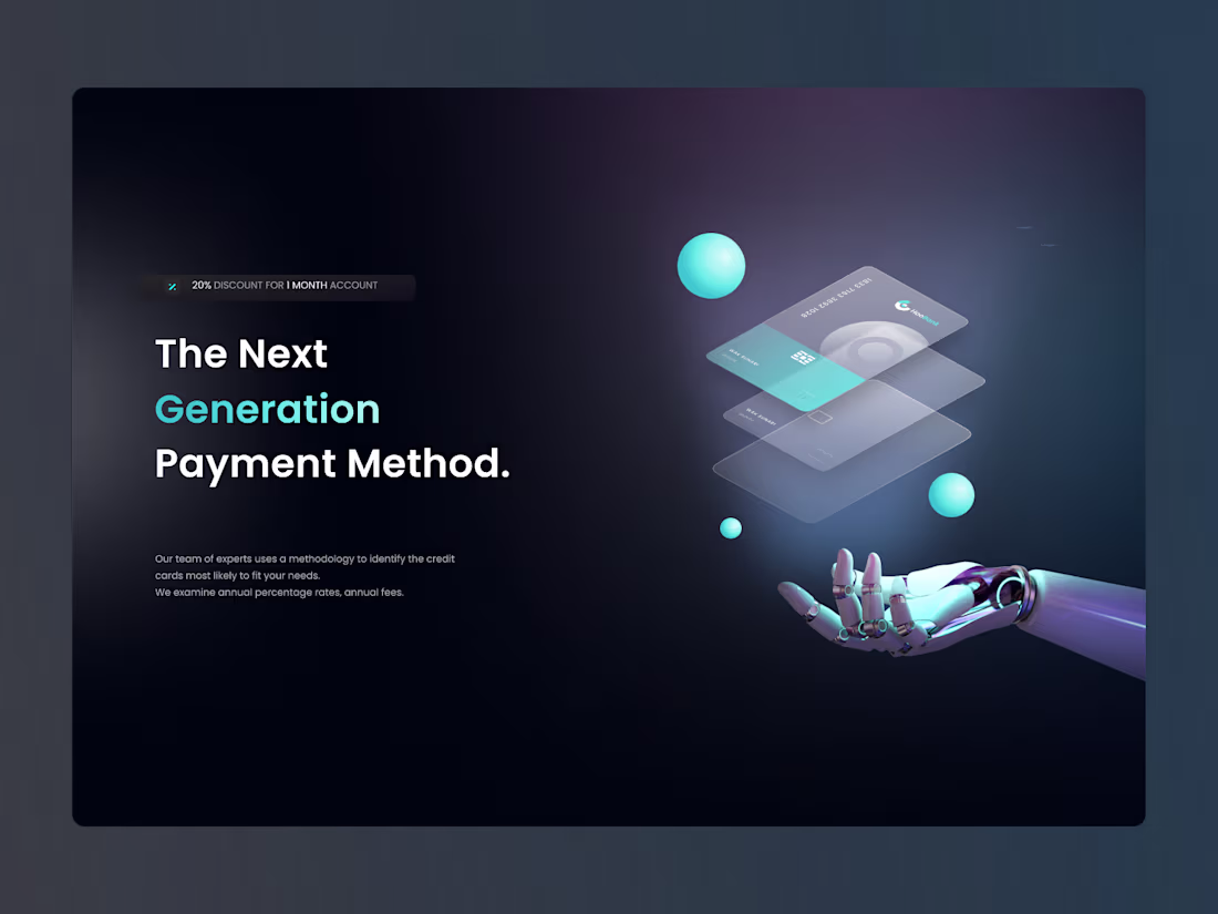 Cover image for Title Modern Fintech UI Implementation (HooBank)