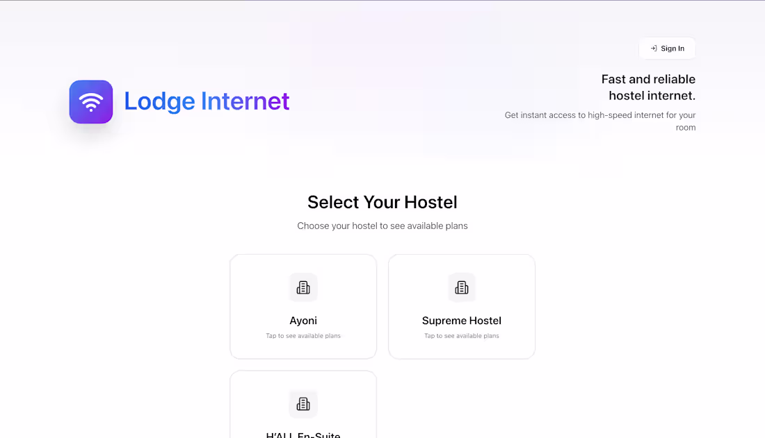 Cover image for Lodge Internet is a full-stack