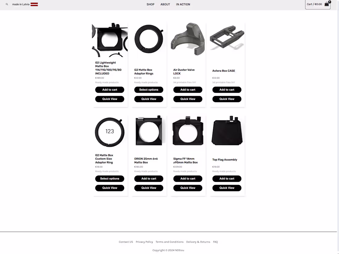 Cover image for nd9.eu E-commerce Platform Enhancement 