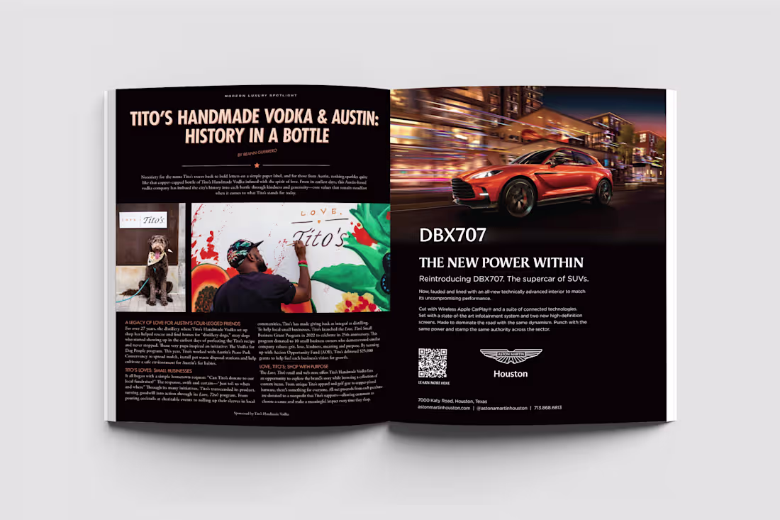 Cover image for Modern Luxury - Austin Way
Tito’s