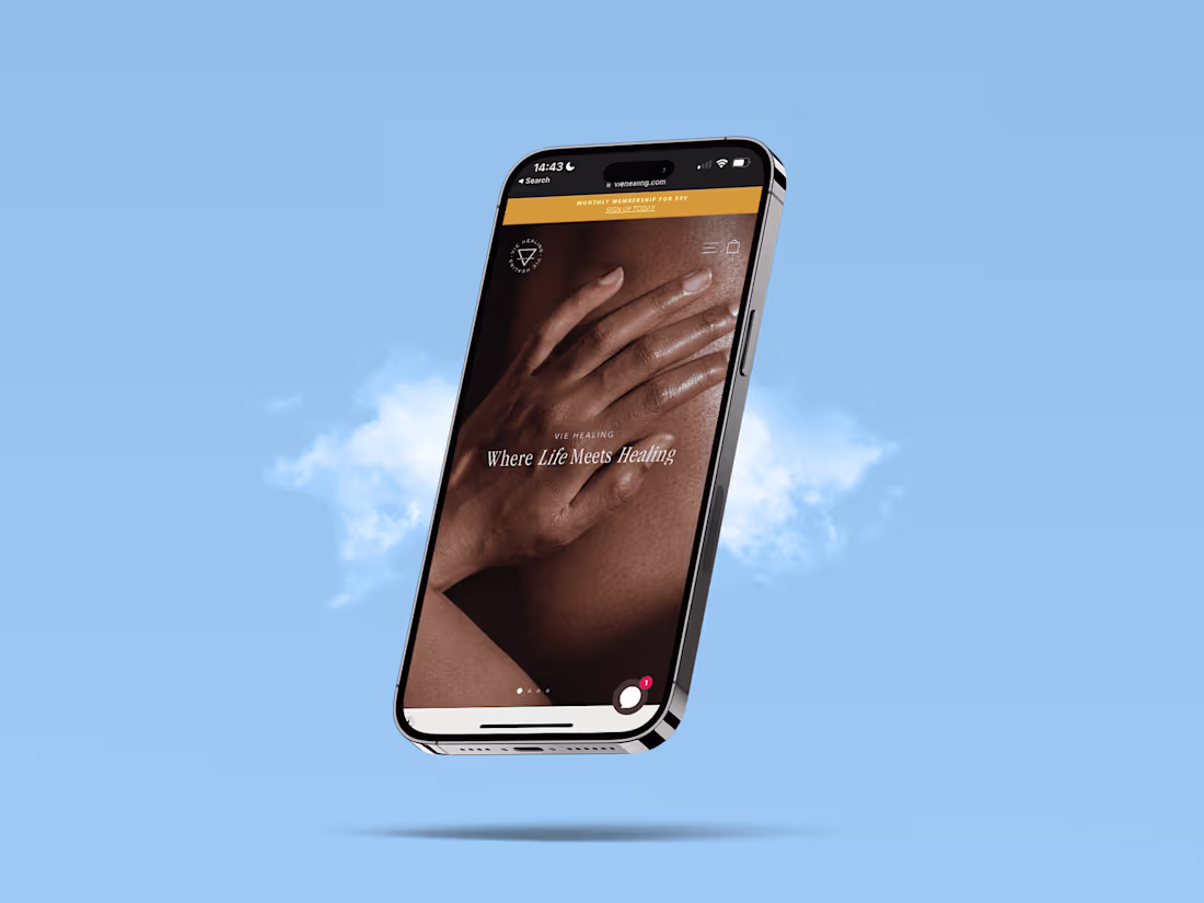 Cover image for Brand Design, Website, Social for VIE HEALING