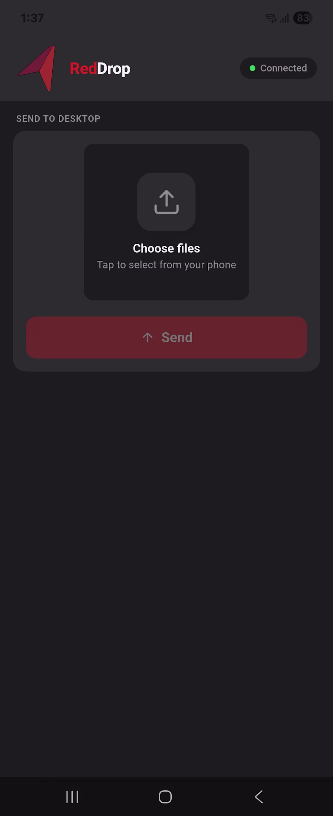 Cover image for Client side file transfer app