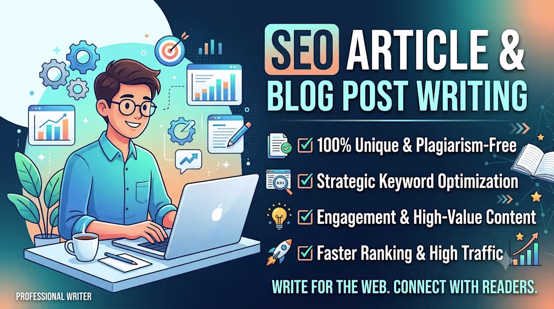 Cover image for I write high-converting, search-optimized articles