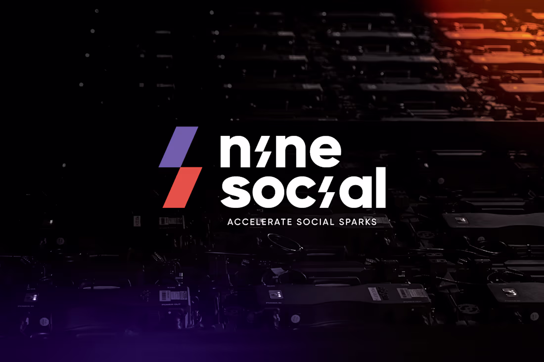 Cover image for Brand Strategy & Identity Design for KOL Agency -- Nine Social