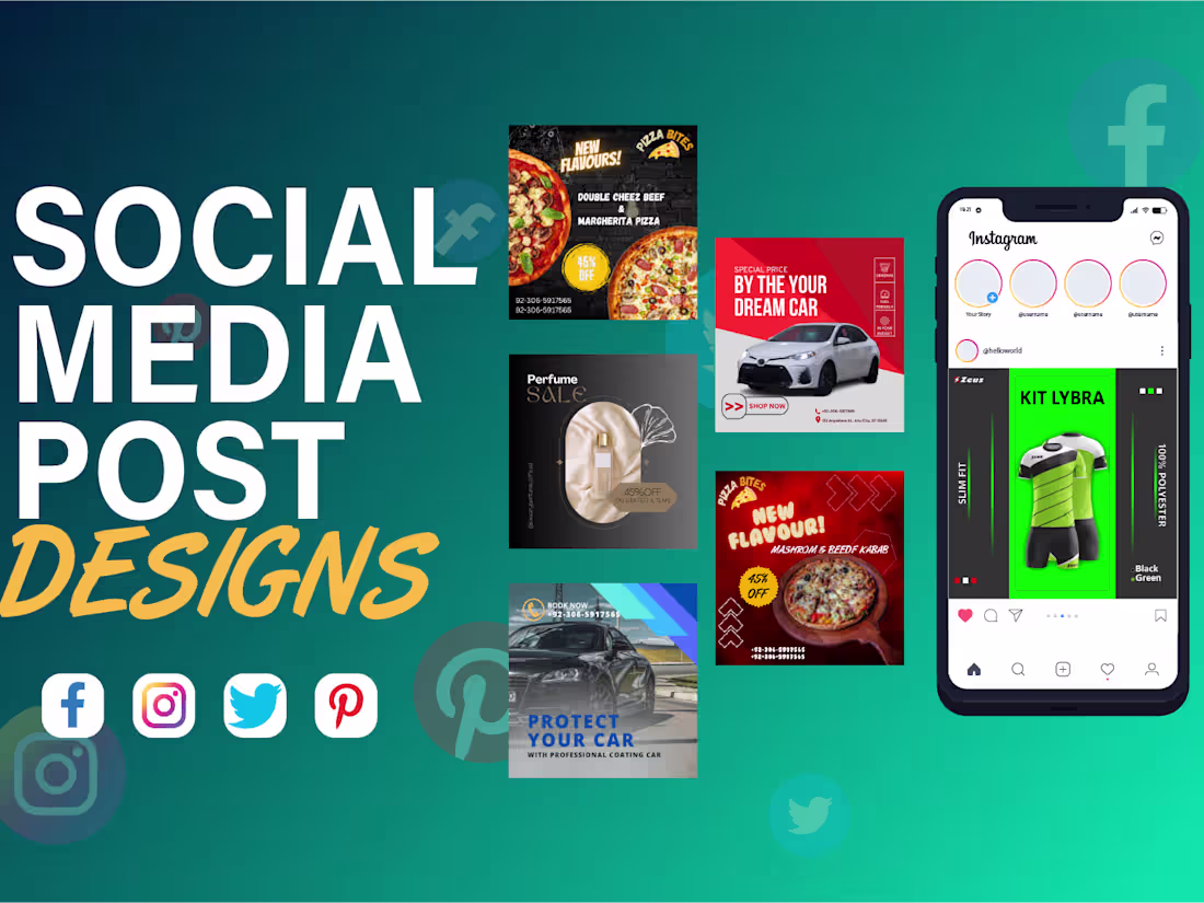 Cover image for I will do Social Media Post Designs for you