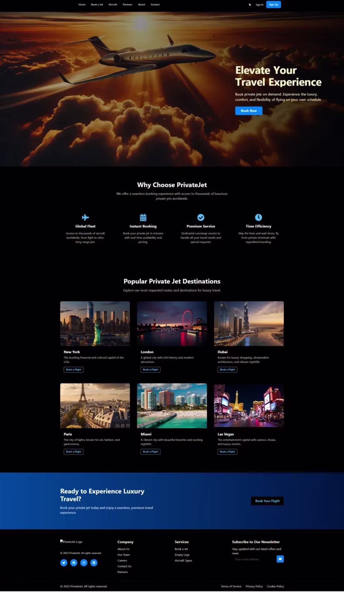 Cover image for Private Jet Booking Web Application