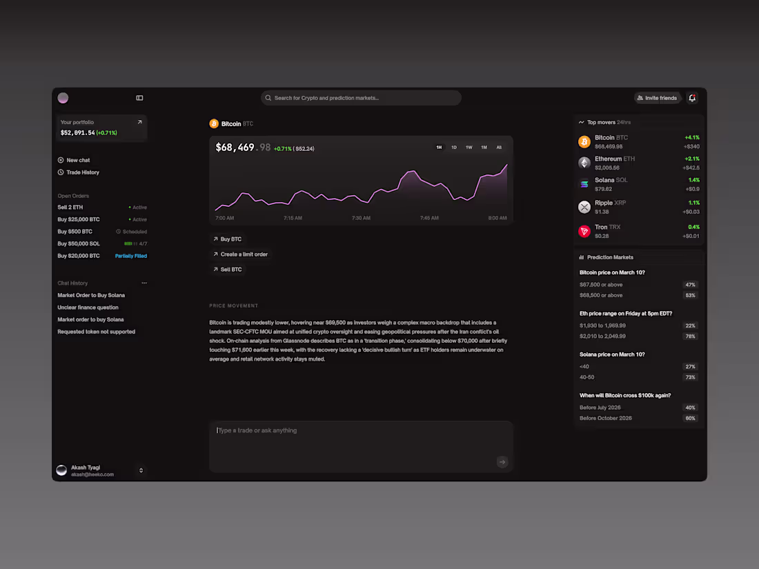 Cover image for Web3 + AI chat interface