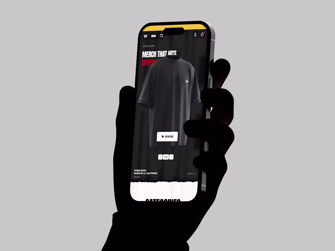 Cover image for Hobie Music Ecom Website