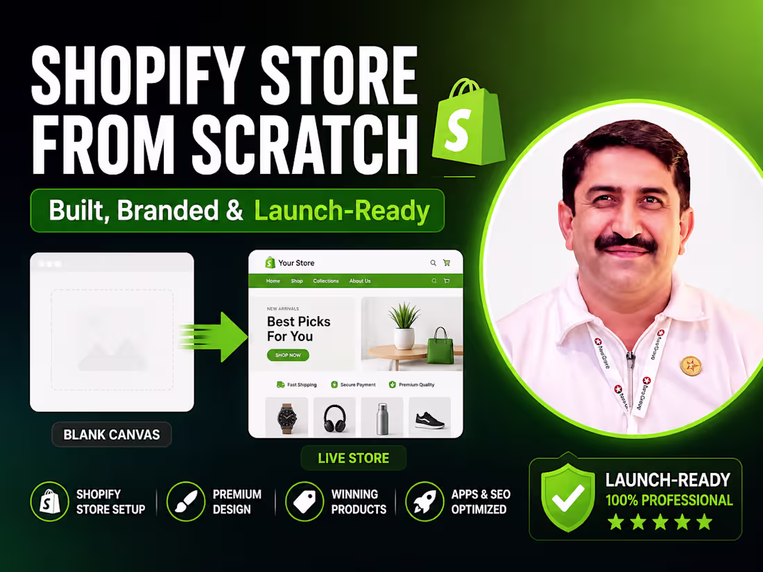 Cover image for Shopify Store Setup From Scratch