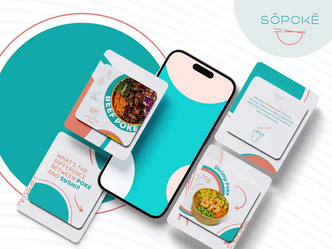 Cover image for Designed social media visuals for