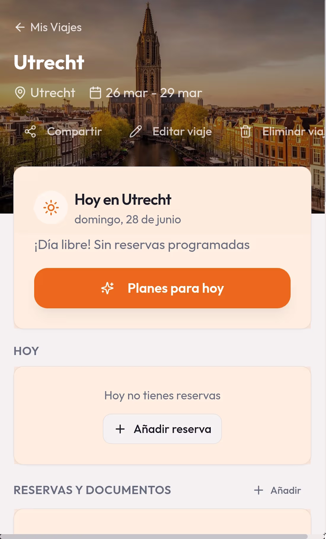 Cover image for Travel app for travelers. All