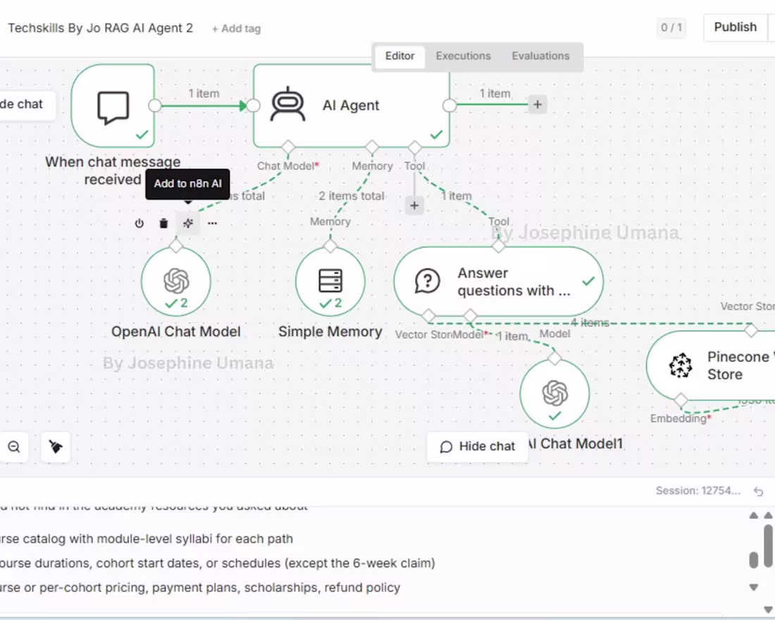 Cover image for A RAG AI Agent using