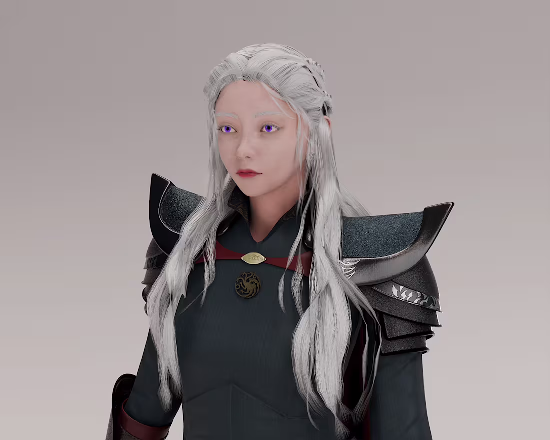 Cover image for 3D Game Character | Targaryen Fanart :: Behance