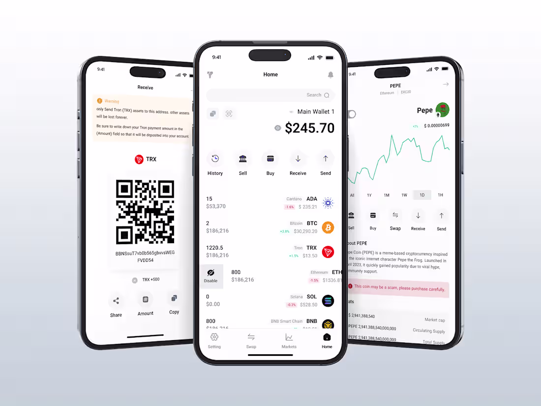 Cover image for Sleek Crypto UI Design