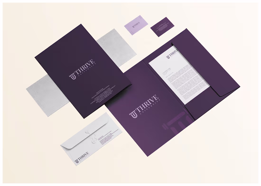 Cover image for Thrive University — Brand Identity System