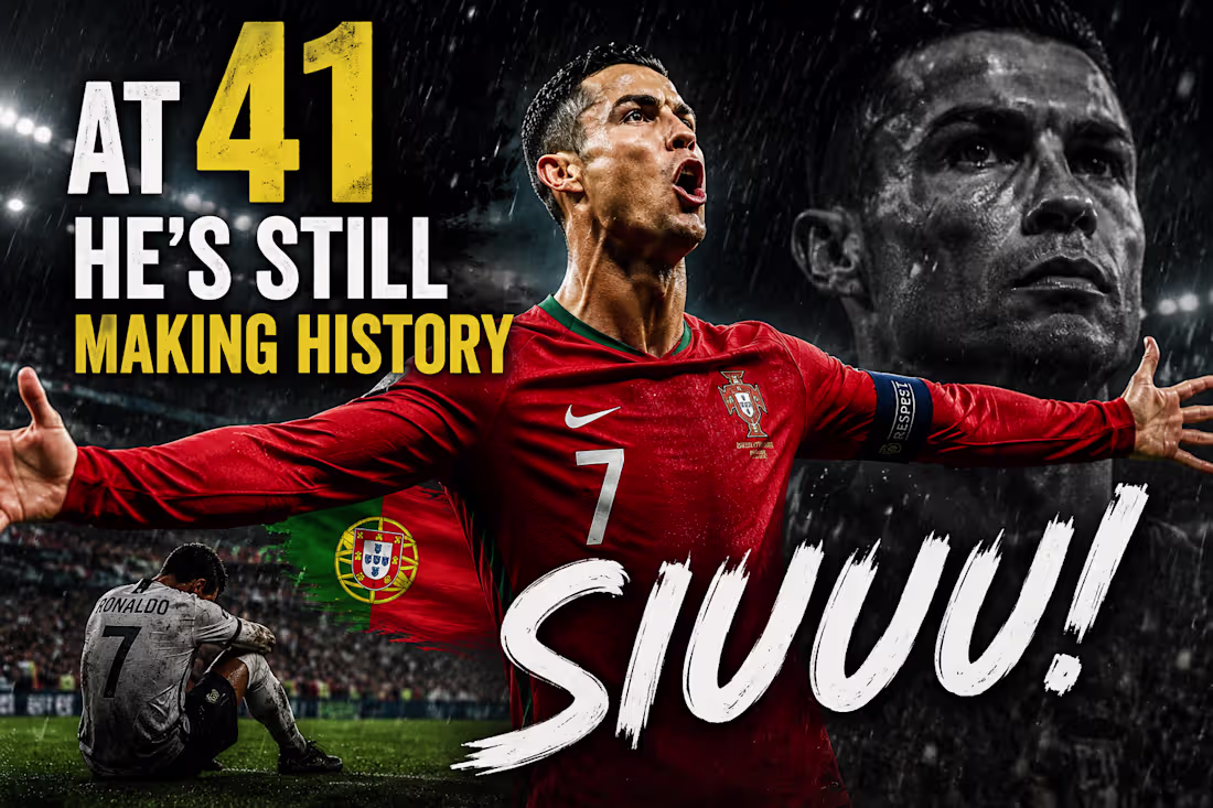 Cover image for At 41 years old, Cristiano