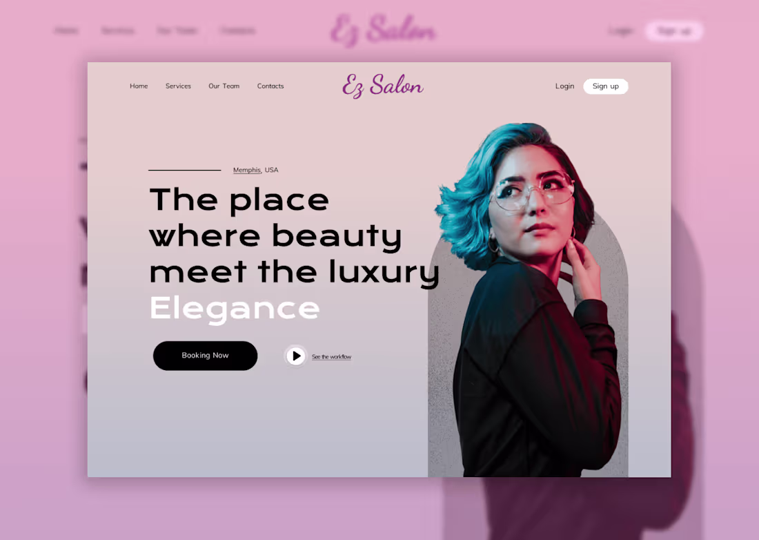 Cover image for Luxury Website Design for a Salon 