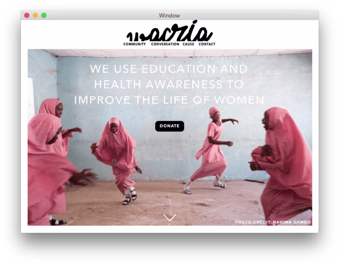 Cover image for Website & Brand Identity Design | WACRIA Foundation