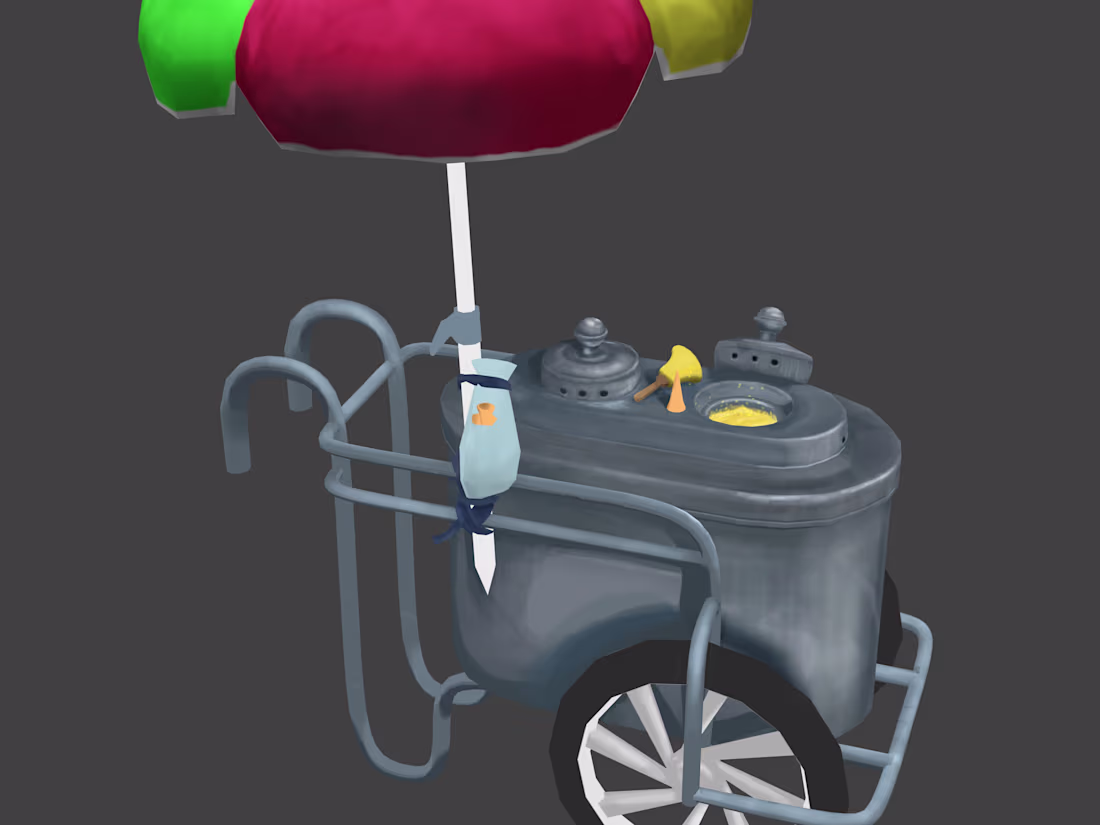 Cover image for Commissioned Ice cream cart for