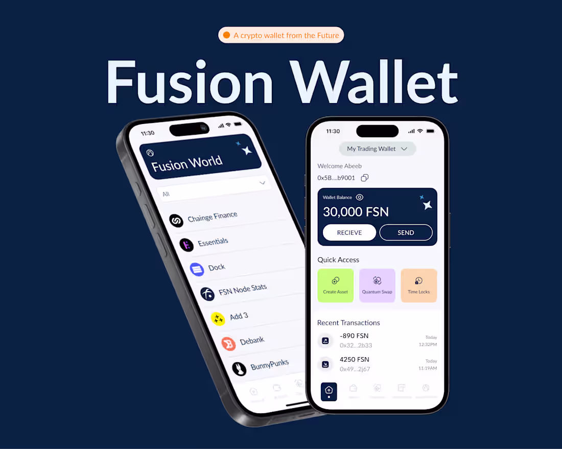 Cover image for Fusion Wallet Mobile  App