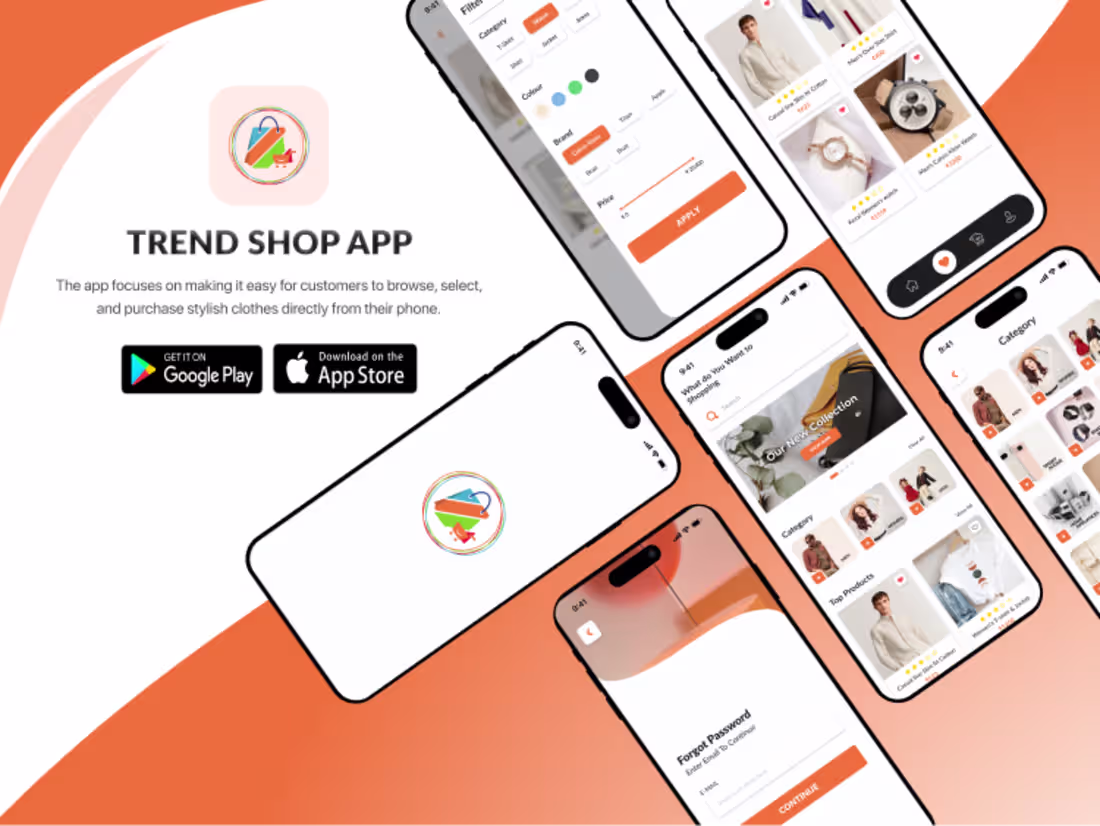 Cover image for Trend Shop – E-Commerce Web & App Development