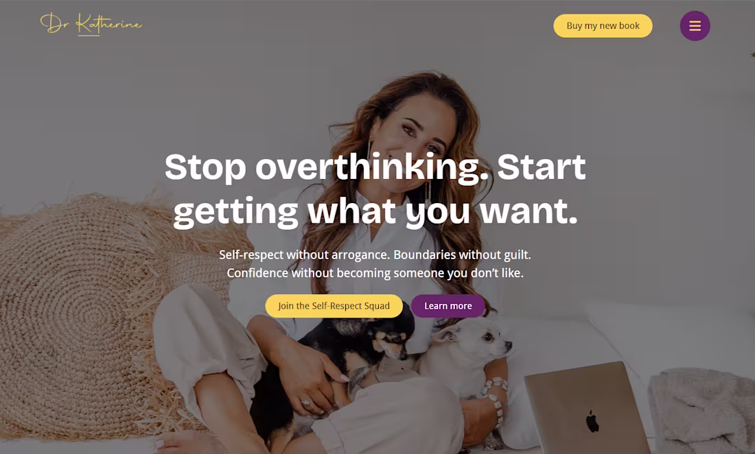 Cover image for My Webflow Process — Dr. Katherine Website I designed and de...