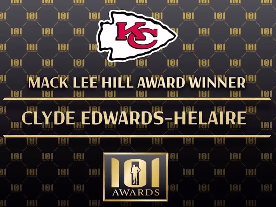 Cover image for Mack Lee Hill Award Winner, Clyde Edwards-Helaire