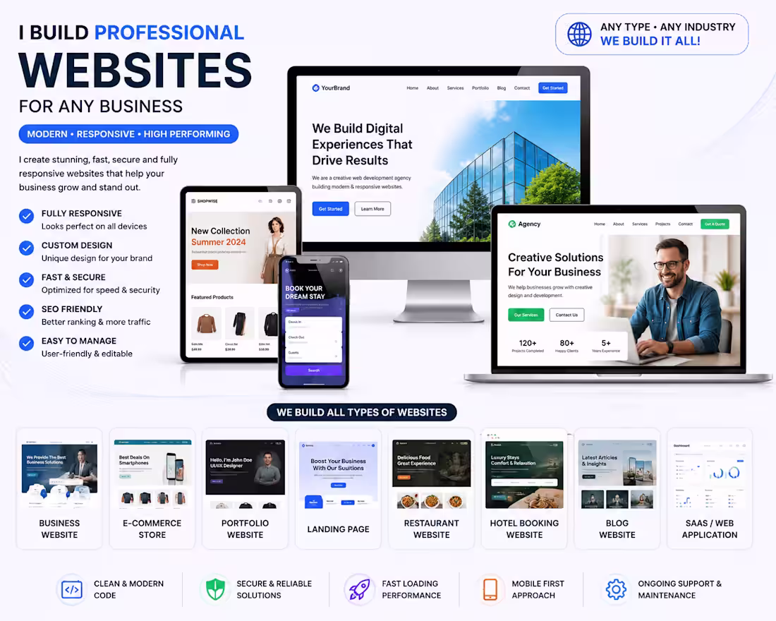 Cover image for I Will Build Professional Custom