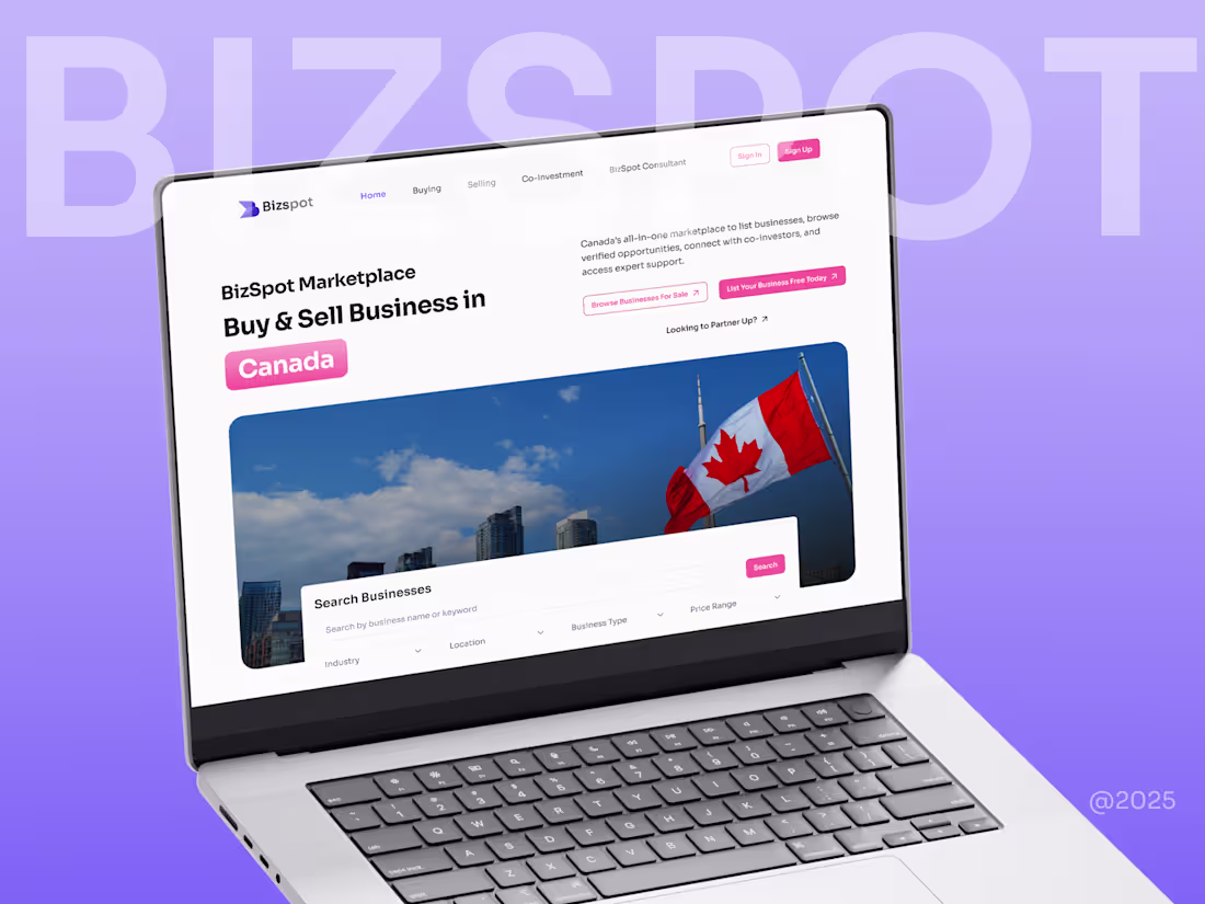 Cover image for Bizspot - SaaS UI/UX Web Design 