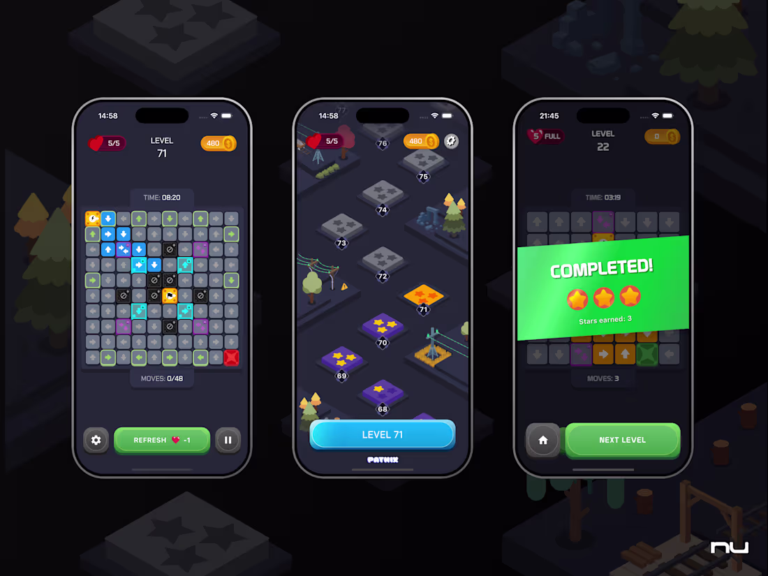 Cover image for Pathix Puzzle Game Design