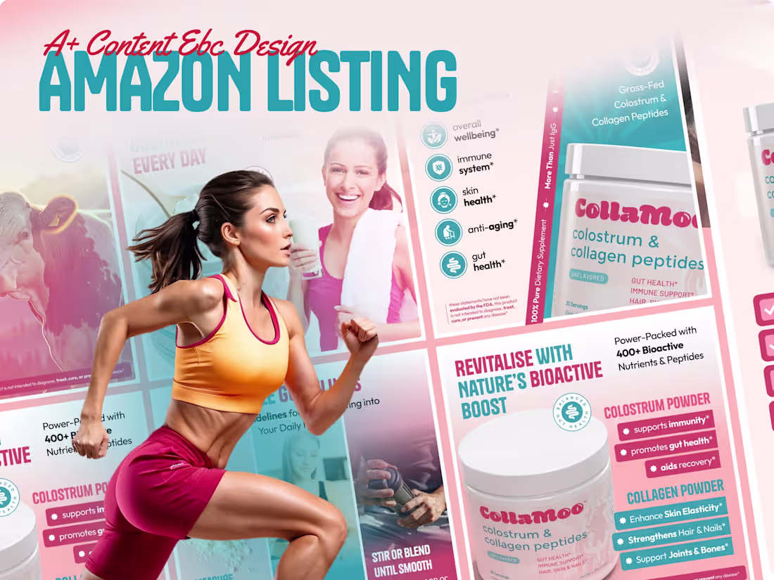 Cover image for Amazon Listing Images | A+ content EBC Design | Collamo 