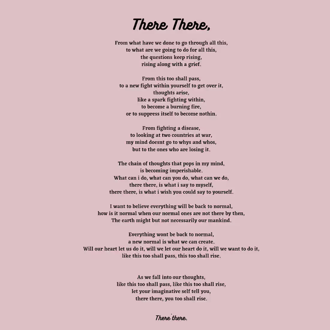 Cover image for 'There there'