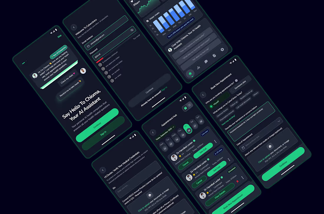 Cover image for Redesigned a healthcare app that