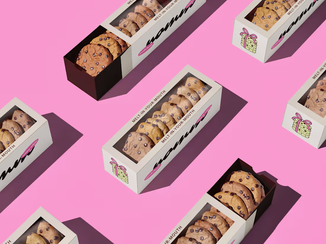 Cover image for Brand Identity Design for Nomm Cookies