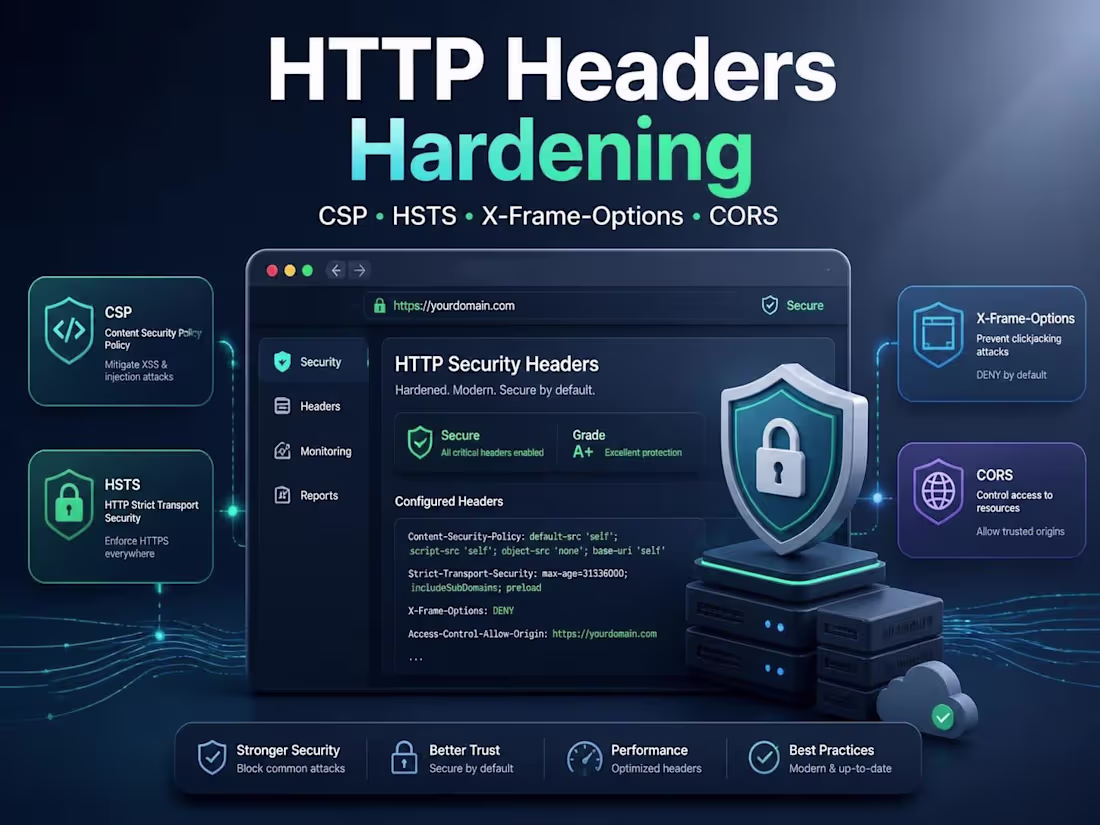 Cover image for HTTP Headers Hardening