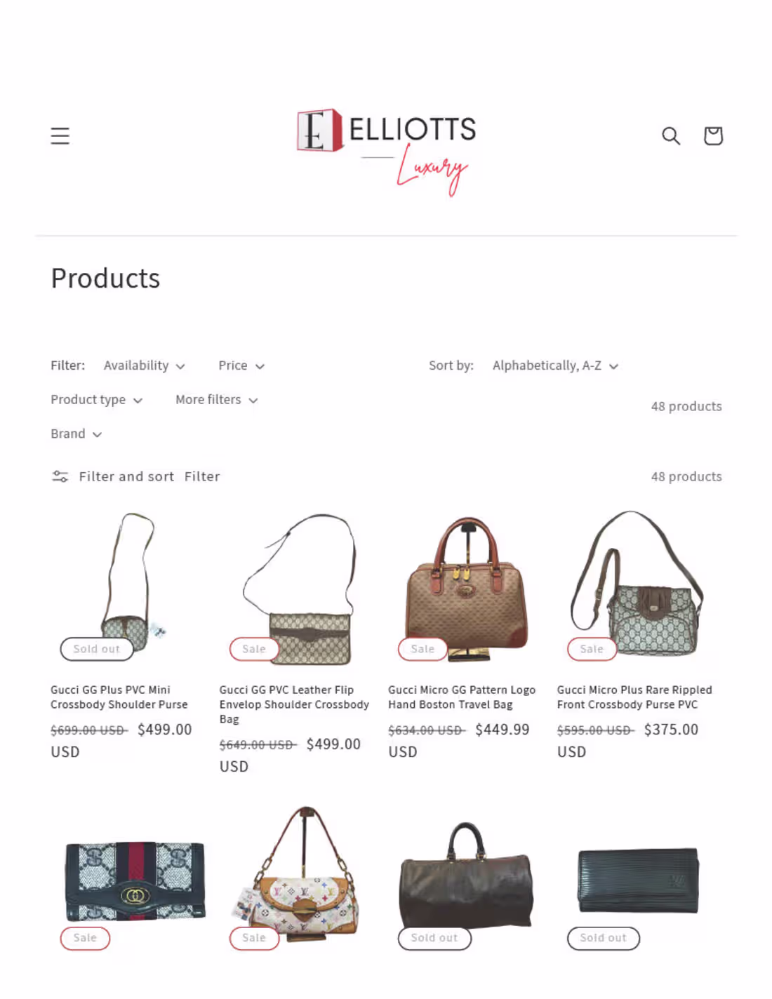 Cover image for E-commerce Luxury Site