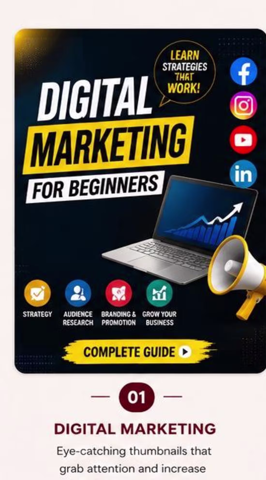 Cover image for Created an eye-catching YouTube thumbnail