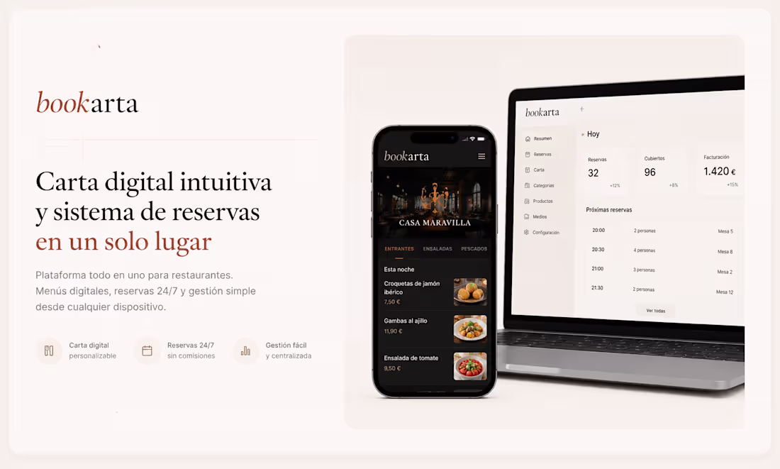 Cover image for Bookarta — all-in-one SaaS for